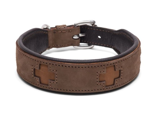 Halsband Cross mokka/espresso | 45 (36 - 40 cm)