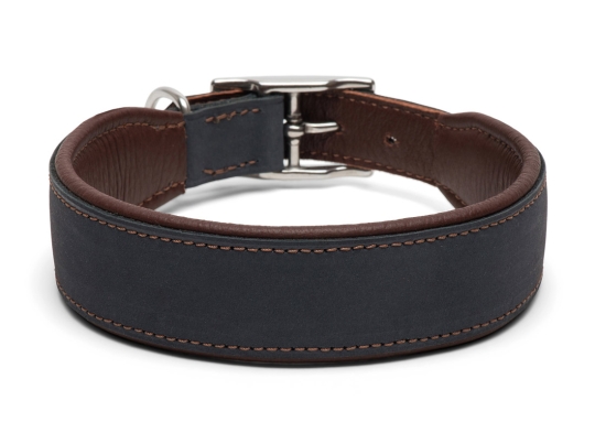Halsband Kronprinz blau/havanna | Gr. 50 (41 - 45 cm) 