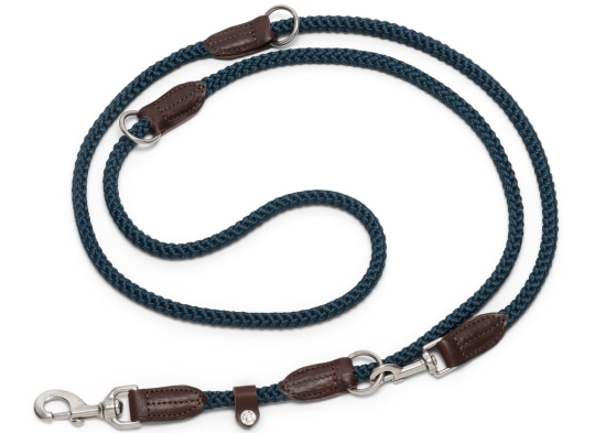 Hundeleine Tau Bonito havanna/petrol | 11 mm | 2,40 m