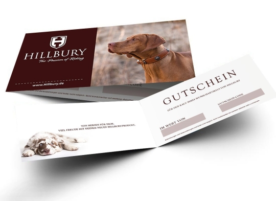 Geschenkgutschein per Post - Hund 