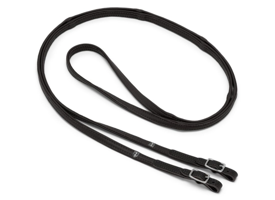 Zügel Elchleder mit integrierten Stegen 