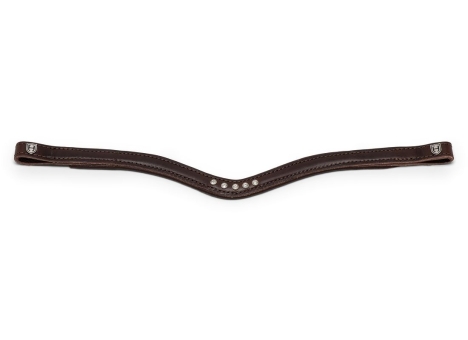 Geschwungener Glitzerstirnriemen 