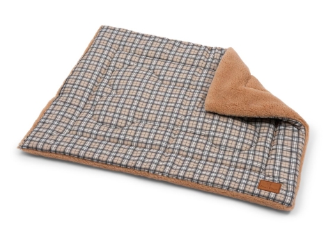 Hundedecke mit wärmenden Teddyfleece, Baumwolle 